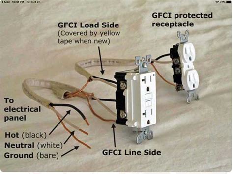 how to hook up a gfci outlet with 5 wires